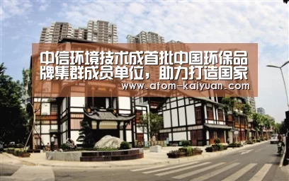 中信环境技术成首批中国环保品牌集群成员单位,助力打造国家环保品牌“开云棋牌网页版”(图2) 开云棋牌网页版